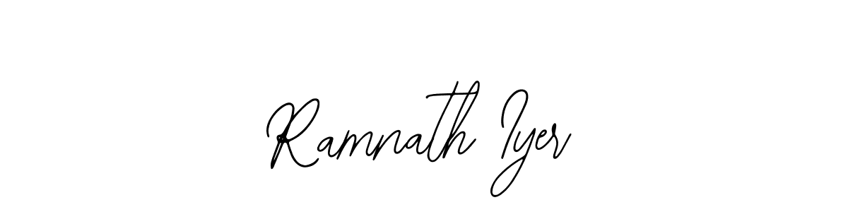 How to make Ramnath Iyer signature? Bearetta-2O07w is a professional autograph style. Create handwritten signature for Ramnath Iyer name. Ramnath Iyer signature style 12 images and pictures png