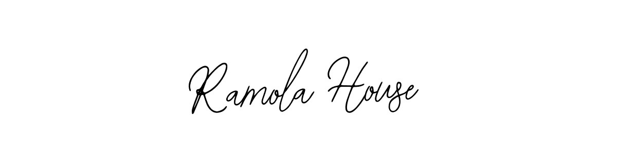 Design your own signature with our free online signature maker. With this signature software, you can create a handwritten (Bearetta-2O07w) signature for name Ramola House. Ramola House signature style 12 images and pictures png