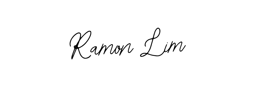 The best way (Bearetta-2O07w) to make a short signature is to pick only two or three words in your name. The name Ramon Lim include a total of six letters. For converting this name. Ramon Lim signature style 12 images and pictures png