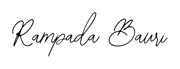 The Bearetta-2O07w font transforms the name Rampada Bauri into an executive sign with sharp precision and distinguished character. Rampada Bauri signature style 12 images and pictures png