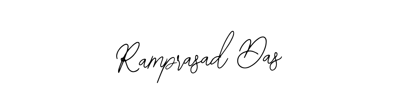 How to make Ramprasad Das name signature. Use Bearetta-2O07w style for creating short signs online. This is the latest handwritten sign. Ramprasad Das signature style 12 images and pictures png