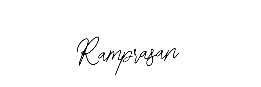 How to make Ramprasan name signature. Use Bearetta-2O07w style for creating short signs online. This is the latest handwritten sign. Ramprasan signature style 12 images and pictures png