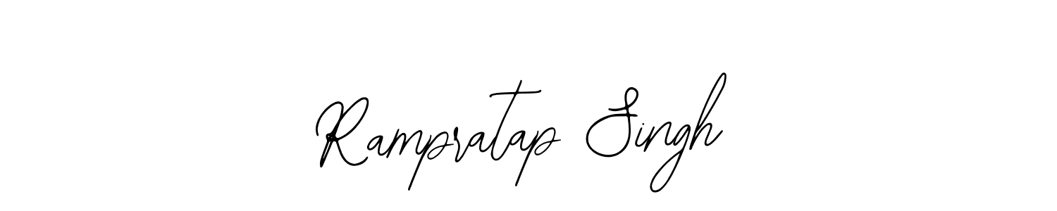 Similarly Bearetta-2O07w is the best handwritten signature design. Signature creator online .You can use it as an online autograph creator for name Rampratap Singh. Rampratap Singh signature style 12 images and pictures png