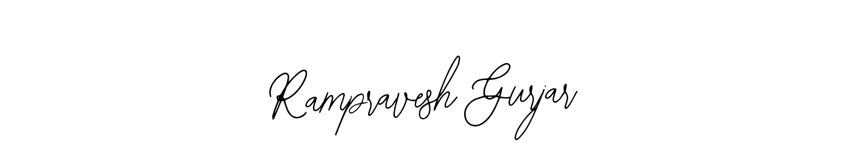 Similarly Bearetta-2O07w is the best handwritten signature design. Signature creator online .You can use it as an online autograph creator for name Rampravesh Gurjar. Rampravesh Gurjar signature style 12 images and pictures png