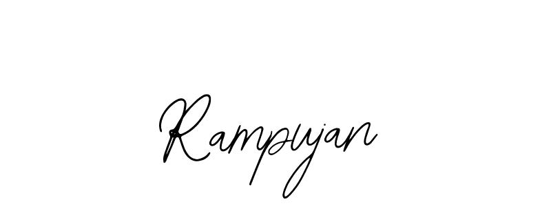 if you are searching for the best signature style for your name Rampujan. so please give up your signature search. here we have designed multiple signature styles  using Bearetta-2O07w. Rampujan signature style 12 images and pictures png