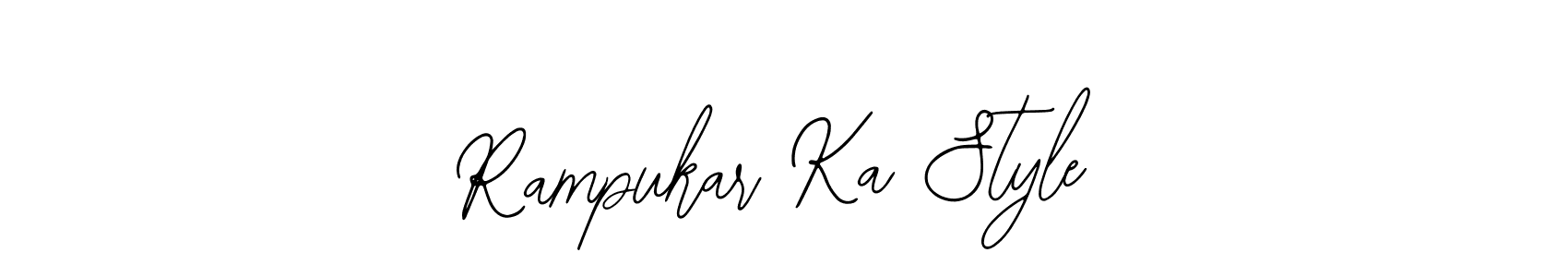 How to make Rampukar Ka Style signature? Bearetta-2O07w is a professional autograph style. Create handwritten signature for Rampukar Ka Style name. Rampukar Ka Style signature style 12 images and pictures png