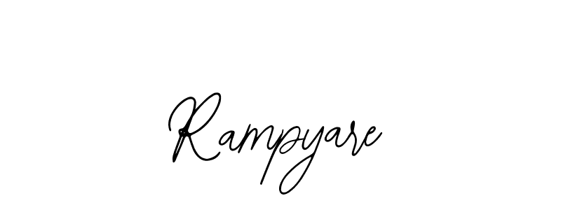 You should practise on your own different ways (Bearetta-2O07w) to write your name (Rampyare) in signature. don't let someone else do it for you. Rampyare signature style 12 images and pictures png