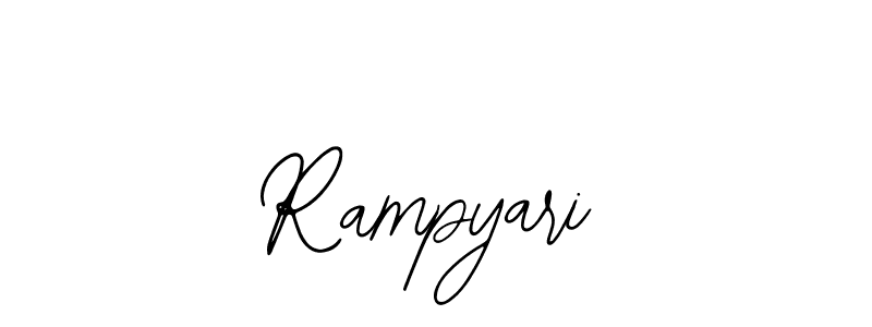 How to make Rampyari name signature. Use Bearetta-2O07w style for creating short signs online. This is the latest handwritten sign. Rampyari signature style 12 images and pictures png