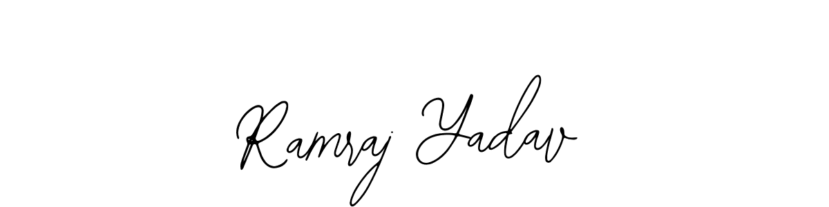 How to make Ramraj Yadav name signature. Use Bearetta-2O07w style for creating short signs online. This is the latest handwritten sign. Ramraj Yadav signature style 12 images and pictures png