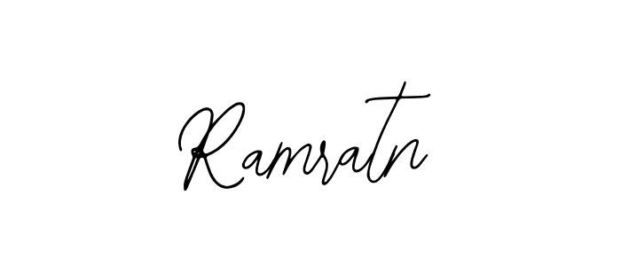 You should practise on your own different ways (Bearetta-2O07w) to write your name (Ramratn) in signature. don't let someone else do it for you. Ramratn signature style 12 images and pictures png