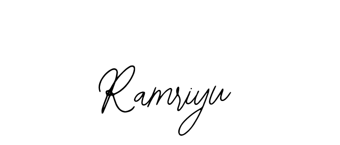 It looks lik you need a new signature style for name Ramriyu. Design unique handwritten (Bearetta-2O07w) signature with our free signature maker in just a few clicks. Ramriyu signature style 12 images and pictures png