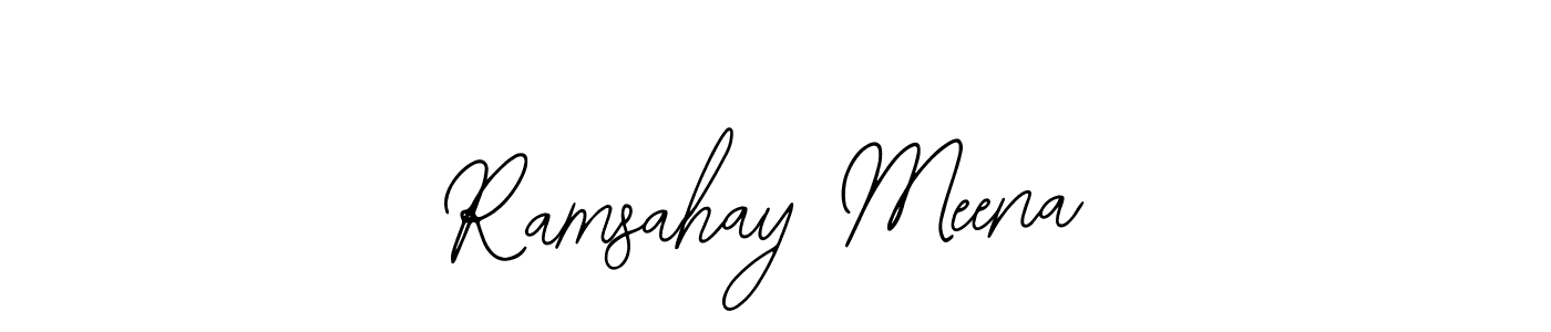 You can use this online signature creator to create a handwritten signature for the name Ramsahay Meena. This is the best online autograph maker. Ramsahay Meena signature style 12 images and pictures png