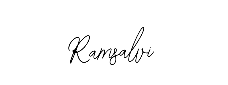 Make a beautiful signature design for name Ramsalvi. Use this online signature maker to create a handwritten signature for free. Ramsalvi signature style 12 images and pictures png