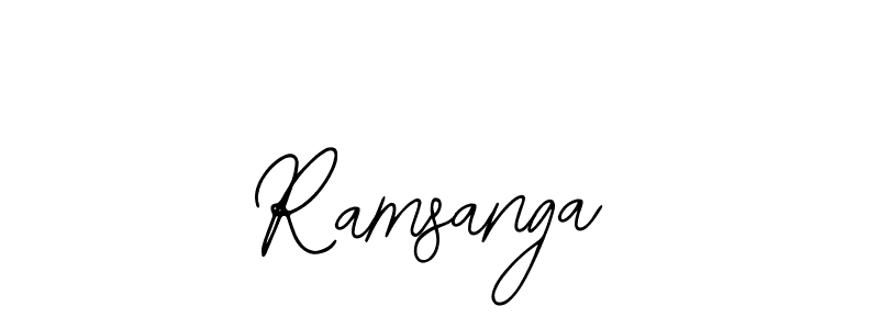 How to make Ramsanga signature? Bearetta-2O07w is a professional autograph style. Create handwritten signature for Ramsanga name. Ramsanga signature style 12 images and pictures png