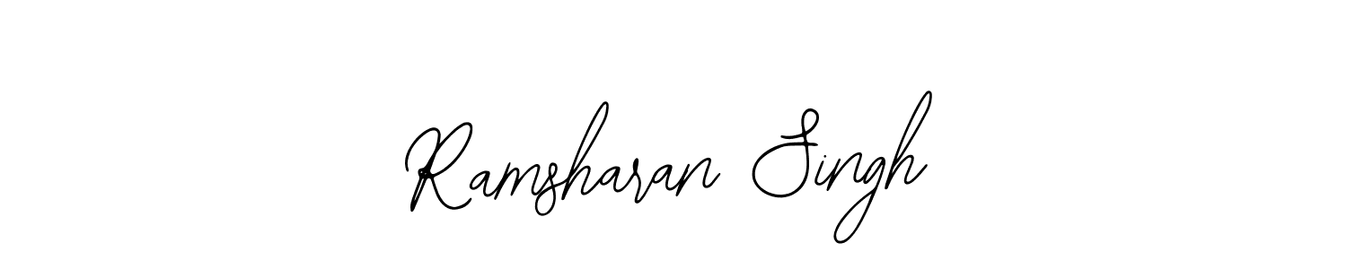 Bearetta-2O07w is a professional signature style that is perfect for those who want to add a touch of class to their signature. It is also a great choice for those who want to make their signature more unique. Get Ramsharan Singh name to fancy signature for free. Ramsharan Singh signature style 12 images and pictures png