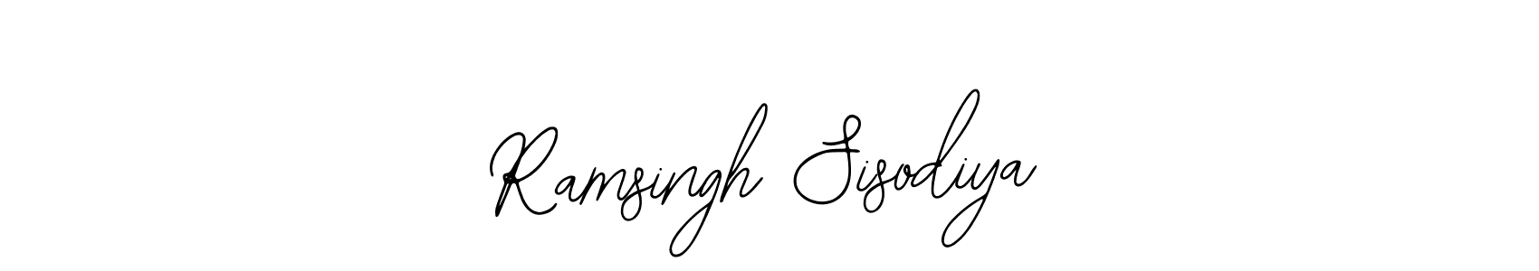 if you are searching for the best signature style for your name Ramsingh Sisodiya. so please give up your signature search. here we have designed multiple signature styles  using Bearetta-2O07w. Ramsingh Sisodiya signature style 12 images and pictures png