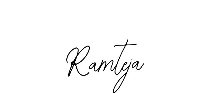 Use a signature maker to create a handwritten signature online. With this signature software, you can design (Bearetta-2O07w) your own signature for name Ramteja. Ramteja signature style 12 images and pictures png