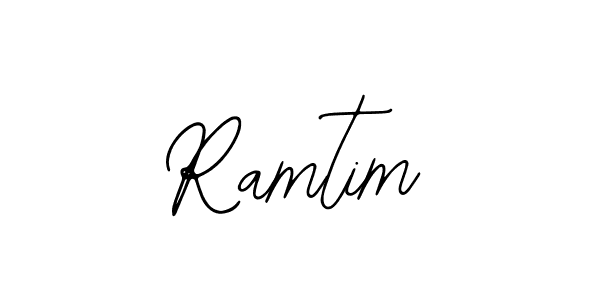Similarly Bearetta-2O07w is the best handwritten signature design. Signature creator online .You can use it as an online autograph creator for name Ramtim. Ramtim signature style 12 images and pictures png