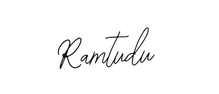 How to make Ramtudu name signature. Use Bearetta-2O07w style for creating short signs online. This is the latest handwritten sign. Ramtudu signature style 12 images and pictures png