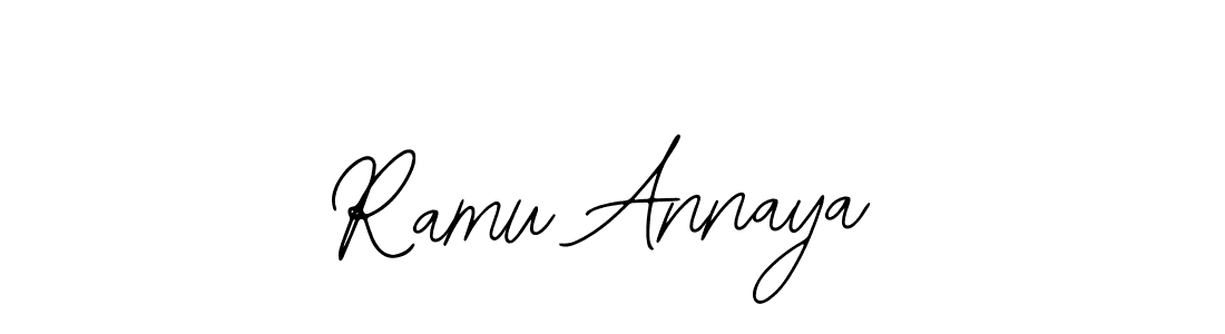 if you are searching for the best signature style for your name Ramu Annaya. so please give up your signature search. here we have designed multiple signature styles  using Bearetta-2O07w. Ramu Annaya signature style 12 images and pictures png