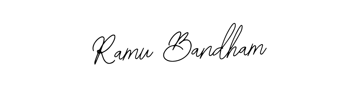Design your own signature with our free online signature maker. With this signature software, you can create a handwritten (Bearetta-2O07w) signature for name Ramu Bandham. Ramu Bandham signature style 12 images and pictures png