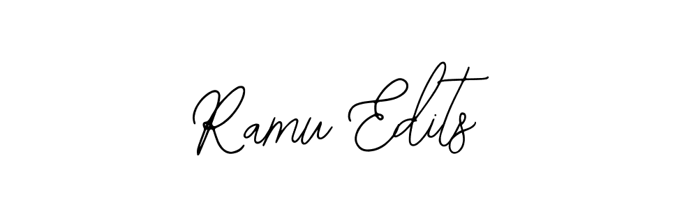 How to make Ramu Edits signature? Bearetta-2O07w is a professional autograph style. Create handwritten signature for Ramu Edits name. Ramu Edits signature style 12 images and pictures png