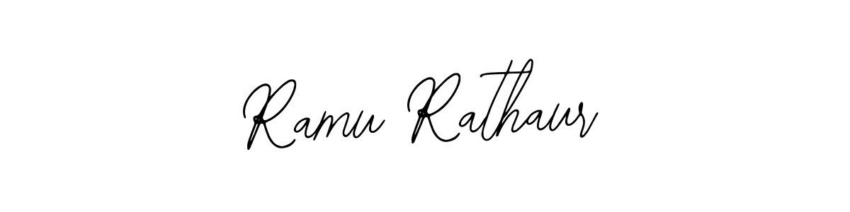 Similarly Bearetta-2O07w is the best handwritten signature design. Signature creator online .You can use it as an online autograph creator for name Ramu Rathaur. Ramu Rathaur signature style 12 images and pictures png