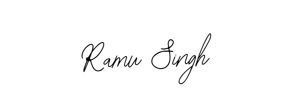 Design your own signature with our free online signature maker. With this signature software, you can create a handwritten (Bearetta-2O07w) signature for name Ramu Singh. Ramu Singh signature style 12 images and pictures png