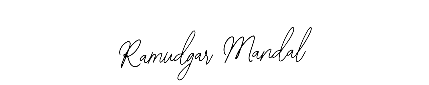 Use a signature maker to create a handwritten signature online. With this signature software, you can design (Bearetta-2O07w) your own signature for name Ramudgar Mandal. Ramudgar Mandal signature style 12 images and pictures png