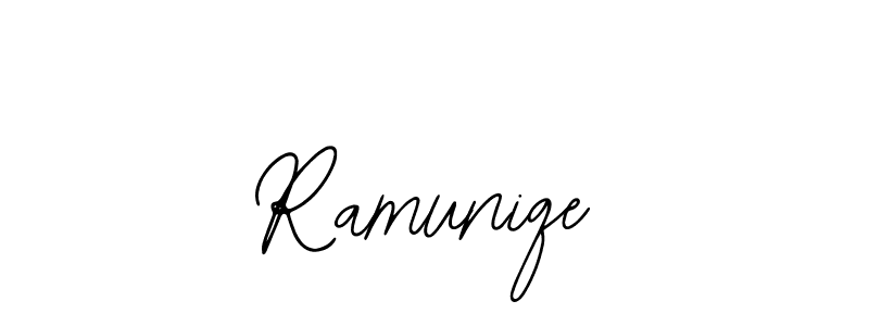 Make a beautiful signature design for name Ramuniqe. With this signature (Bearetta-2O07w) style, you can create a handwritten signature for free. Ramuniqe signature style 12 images and pictures png