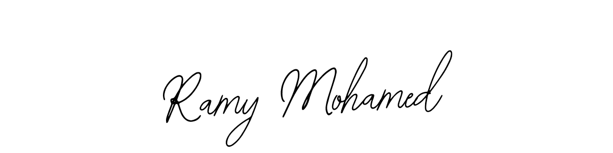 You can use this online signature creator to create a handwritten signature for the name Ramy Mohamed. This is the best online autograph maker. Ramy Mohamed signature style 12 images and pictures png