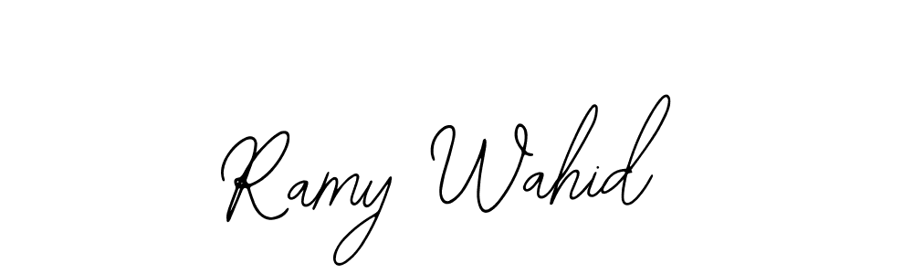 How to make Ramy Wahid signature? Bearetta-2O07w is a professional autograph style. Create handwritten signature for Ramy Wahid name. Ramy Wahid signature style 12 images and pictures png