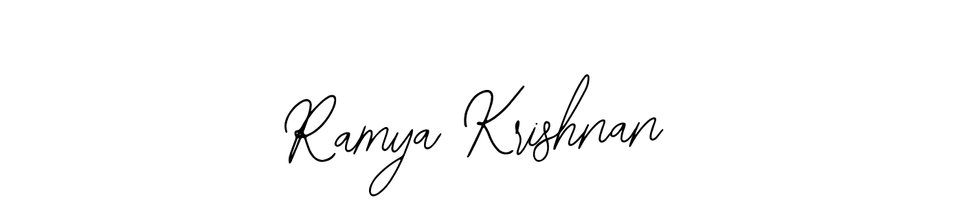 if you are searching for the best signature style for your name Ramya Krishnan. so please give up your signature search. here we have designed multiple signature styles  using Bearetta-2O07w. Ramya Krishnan signature style 12 images and pictures png