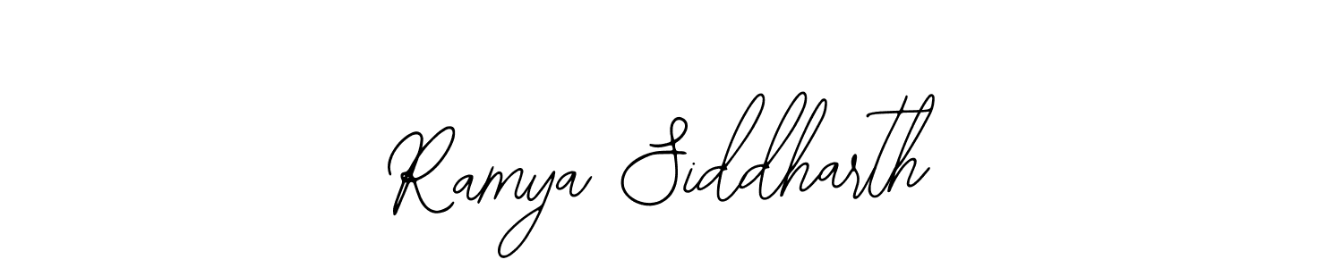 if you are searching for the best signature style for your name Ramya Siddharth. so please give up your signature search. here we have designed multiple signature styles  using Bearetta-2O07w. Ramya Siddharth signature style 12 images and pictures png