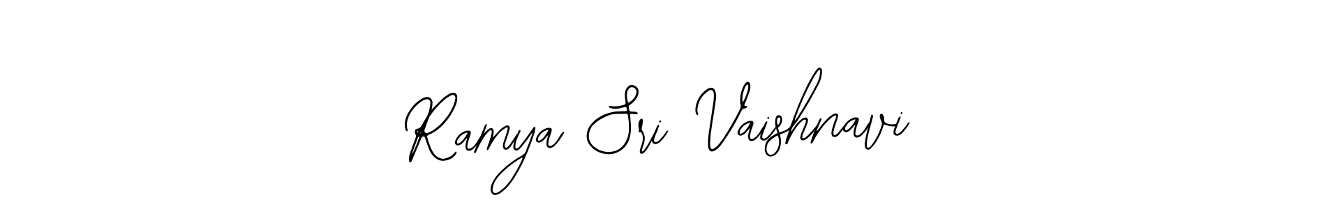 Ramya Sri Vaishnavi stylish signature style. Best Handwritten Sign (Bearetta-2O07w) for my name. Handwritten Signature Collection Ideas for my name Ramya Sri Vaishnavi. Ramya Sri Vaishnavi signature style 12 images and pictures png