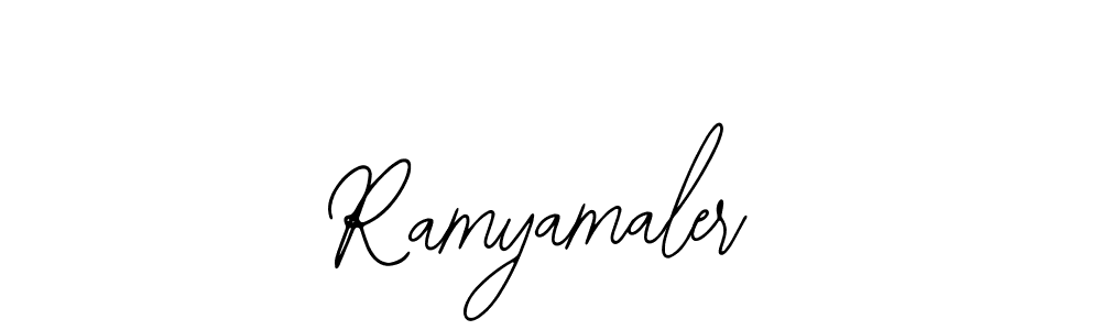 Ramyamaler stylish signature style. Best Handwritten Sign (Bearetta-2O07w) for my name. Handwritten Signature Collection Ideas for my name Ramyamaler. Ramyamaler signature style 12 images and pictures png