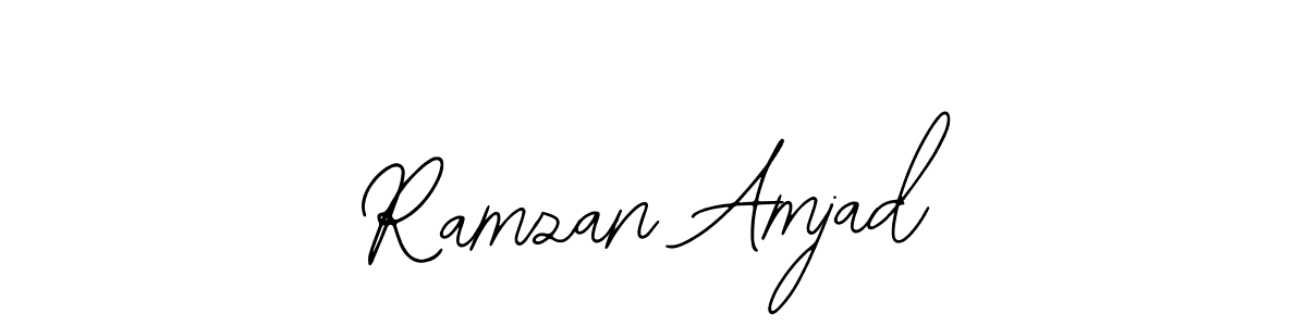 Similarly Bearetta-2O07w is the best handwritten signature design. Signature creator online .You can use it as an online autograph creator for name Ramzan Amjad. Ramzan Amjad signature style 12 images and pictures png