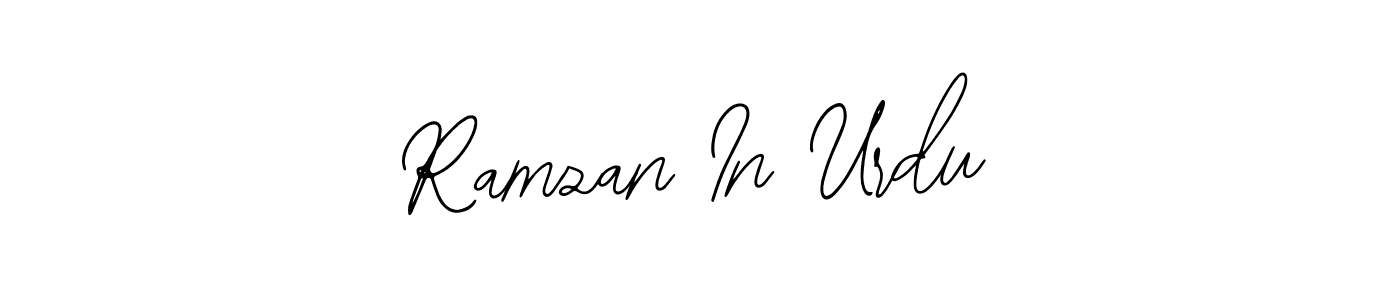 The best way (Bearetta-2O07w) to make a short signature is to pick only two or three words in your name. The name Ramzan In Urdu include a total of six letters. For converting this name. Ramzan In Urdu signature style 12 images and pictures png