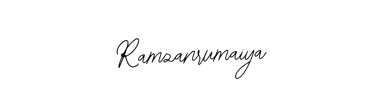 Also You can easily find your signature by using the search form. We will create Ramzanrumaiya name handwritten signature images for you free of cost using Bearetta-2O07w sign style. Ramzanrumaiya signature style 12 images and pictures png