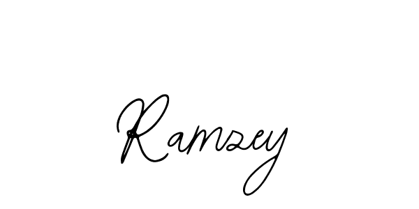 Use a signature maker to create a handwritten signature online. With this signature software, you can design (Bearetta-2O07w) your own signature for name Ramzey. Ramzey signature style 12 images and pictures png