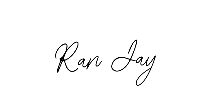 Use a signature maker to create a handwritten signature online. With this signature software, you can design (Bearetta-2O07w) your own signature for name Ran Jay. Ran Jay signature style 12 images and pictures png