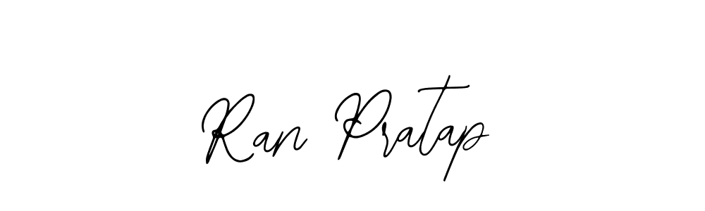 You should practise on your own different ways (Bearetta-2O07w) to write your name (Ran Pratap) in signature. don't let someone else do it for you. Ran Pratap signature style 12 images and pictures png