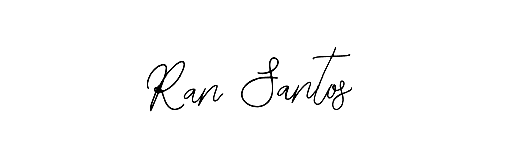 Use a signature maker to create a handwritten signature online. With this signature software, you can design (Bearetta-2O07w) your own signature for name Ran Santos. Ran Santos signature style 12 images and pictures png