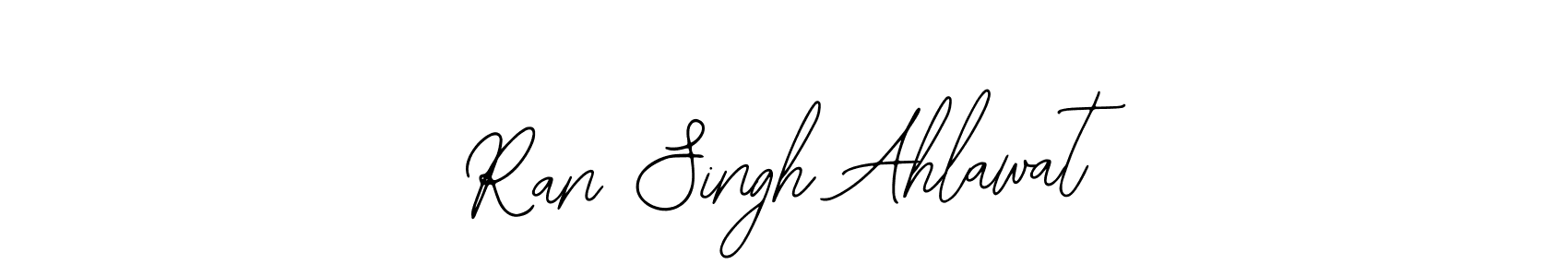 How to make Ran Singh Ahlawat name signature. Use Bearetta-2O07w style for creating short signs online. This is the latest handwritten sign. Ran Singh Ahlawat signature style 12 images and pictures png