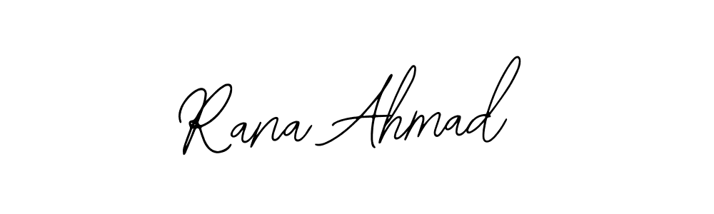 Use a signature maker to create a handwritten signature online. With this signature software, you can design (Bearetta-2O07w) your own signature for name Rana Ahmad. Rana Ahmad signature style 12 images and pictures png