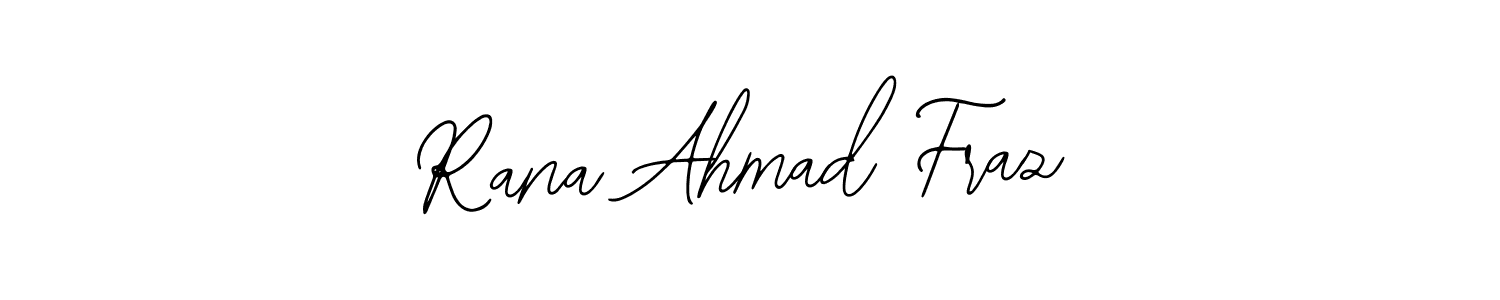 if you are searching for the best signature style for your name Rana Ahmad Fraz. so please give up your signature search. here we have designed multiple signature styles  using Bearetta-2O07w. Rana Ahmad Fraz signature style 12 images and pictures png