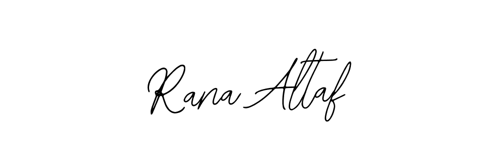 Bearetta-2O07w is a professional signature style that is perfect for those who want to add a touch of class to their signature. It is also a great choice for those who want to make their signature more unique. Get Rana Altaf name to fancy signature for free. Rana Altaf signature style 12 images and pictures png