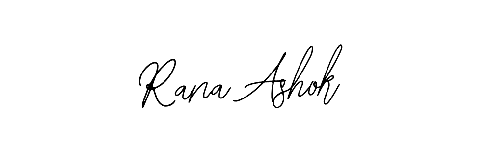 Use a signature maker to create a handwritten signature online. With this signature software, you can design (Bearetta-2O07w) your own signature for name Rana Ashok. Rana Ashok signature style 12 images and pictures png