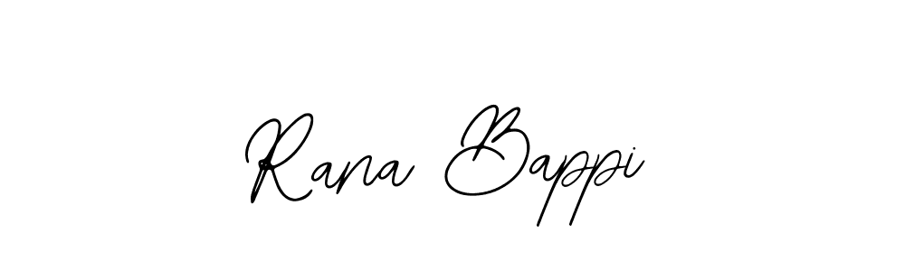 Bearetta-2O07w is a professional signature style that is perfect for those who want to add a touch of class to their signature. It is also a great choice for those who want to make their signature more unique. Get Rana Bappi name to fancy signature for free. Rana Bappi signature style 12 images and pictures png