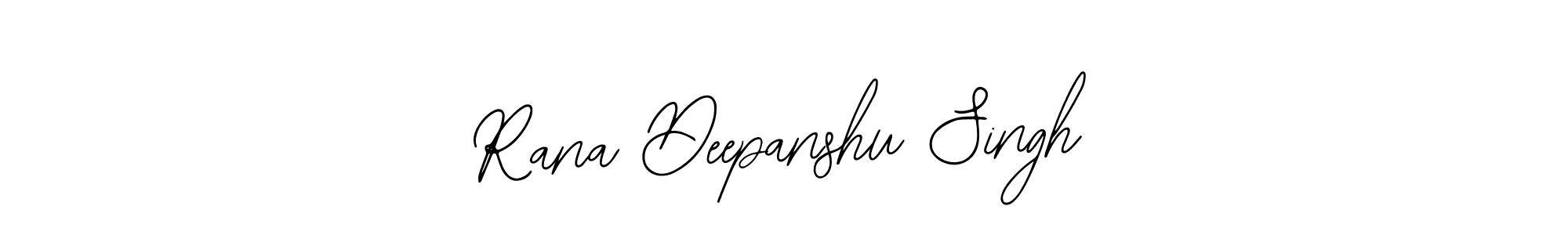 Use a signature maker to create a handwritten signature online. With this signature software, you can design (Bearetta-2O07w) your own signature for name Rana Deepanshu Singh. Rana Deepanshu Singh signature style 12 images and pictures png